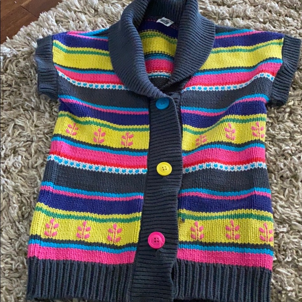 Carters girls sweater/vest size 5t guc